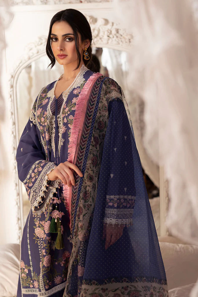 D#4A Sobia Nazir Luxury Emb Lawn Collection 323