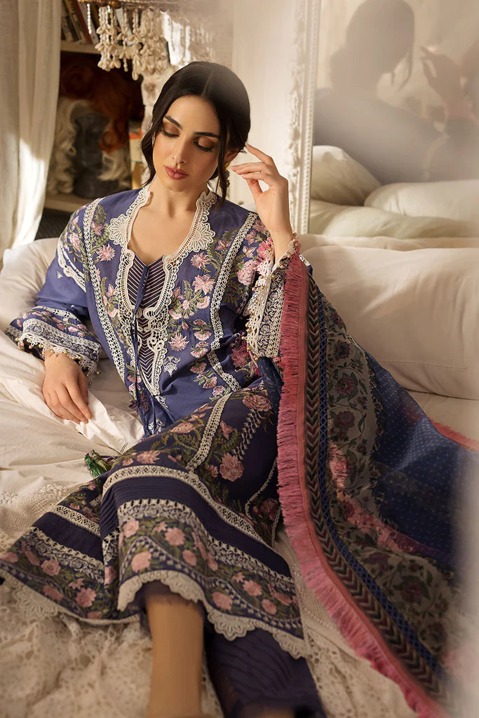 D#4A Sobia Nazir Luxury Emb Lawn Collection 323