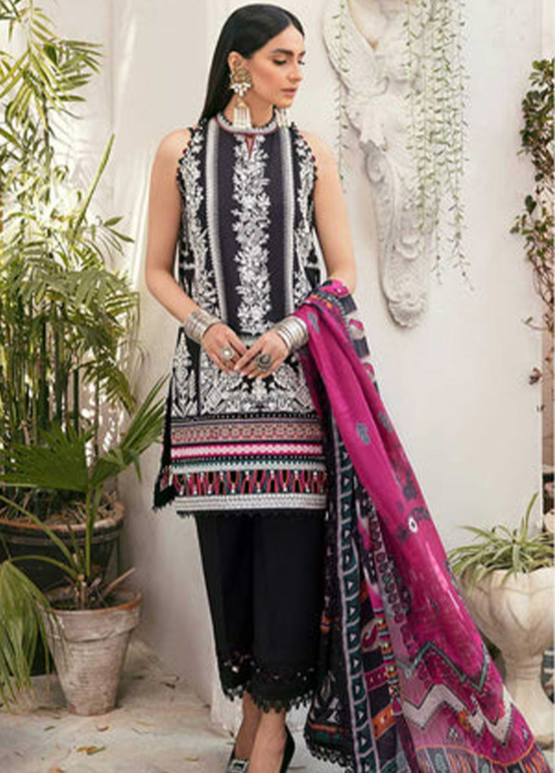 D#08 Baroque Festive Fits Emb Eid Lawn Collection 422 Vol-8