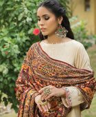 D#WEC-SR-0052 LSM Lakhany Emb Winter Collection 1022 Beige