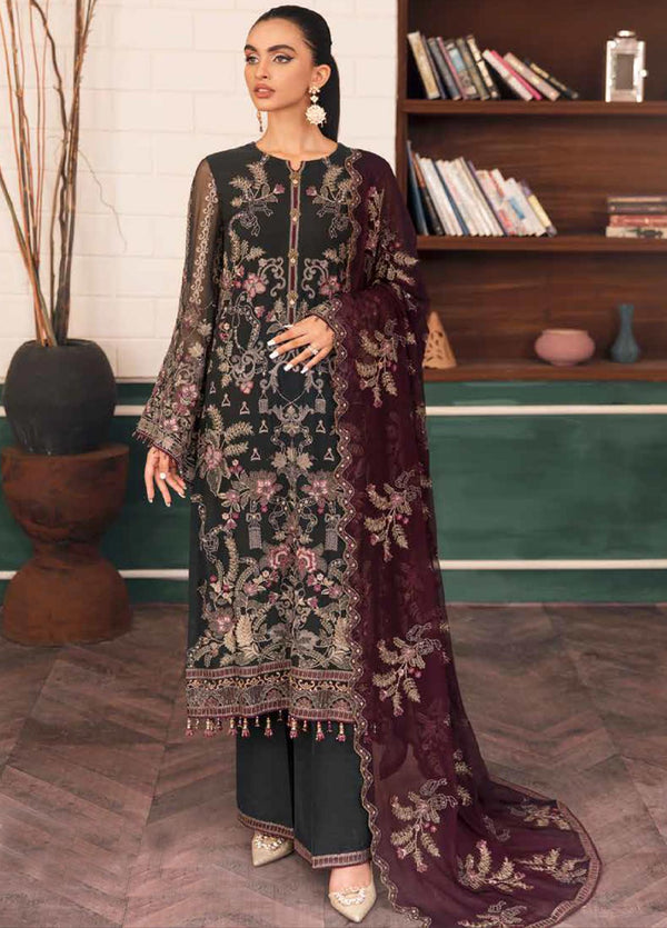 D#04 Flossie La Florencia Luxury Emb Chiffon Collection 922
