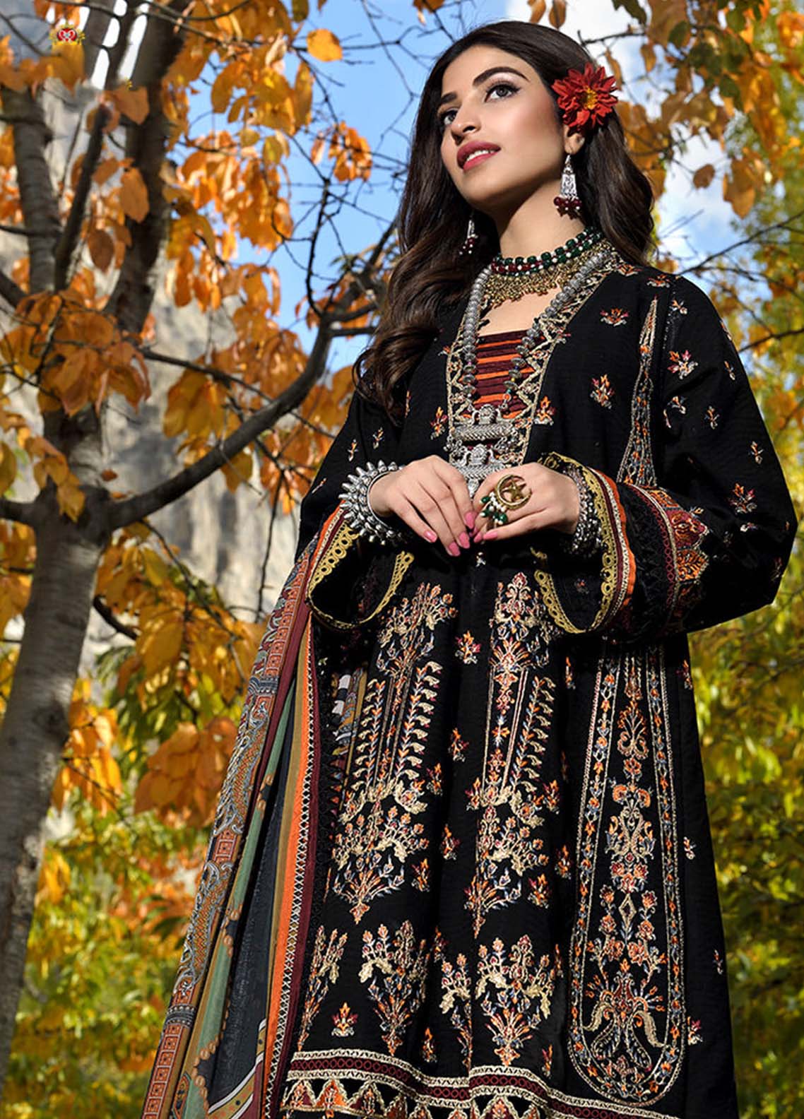 D#08 Asim Jofa Shehr-e-yaar Luxury Emb Lawn Collection 222