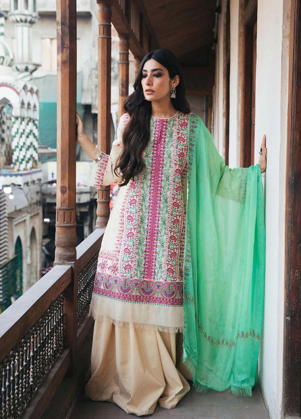 D#ziya-a Zara Shahjahan Luxury Emb Lawn Collection 322