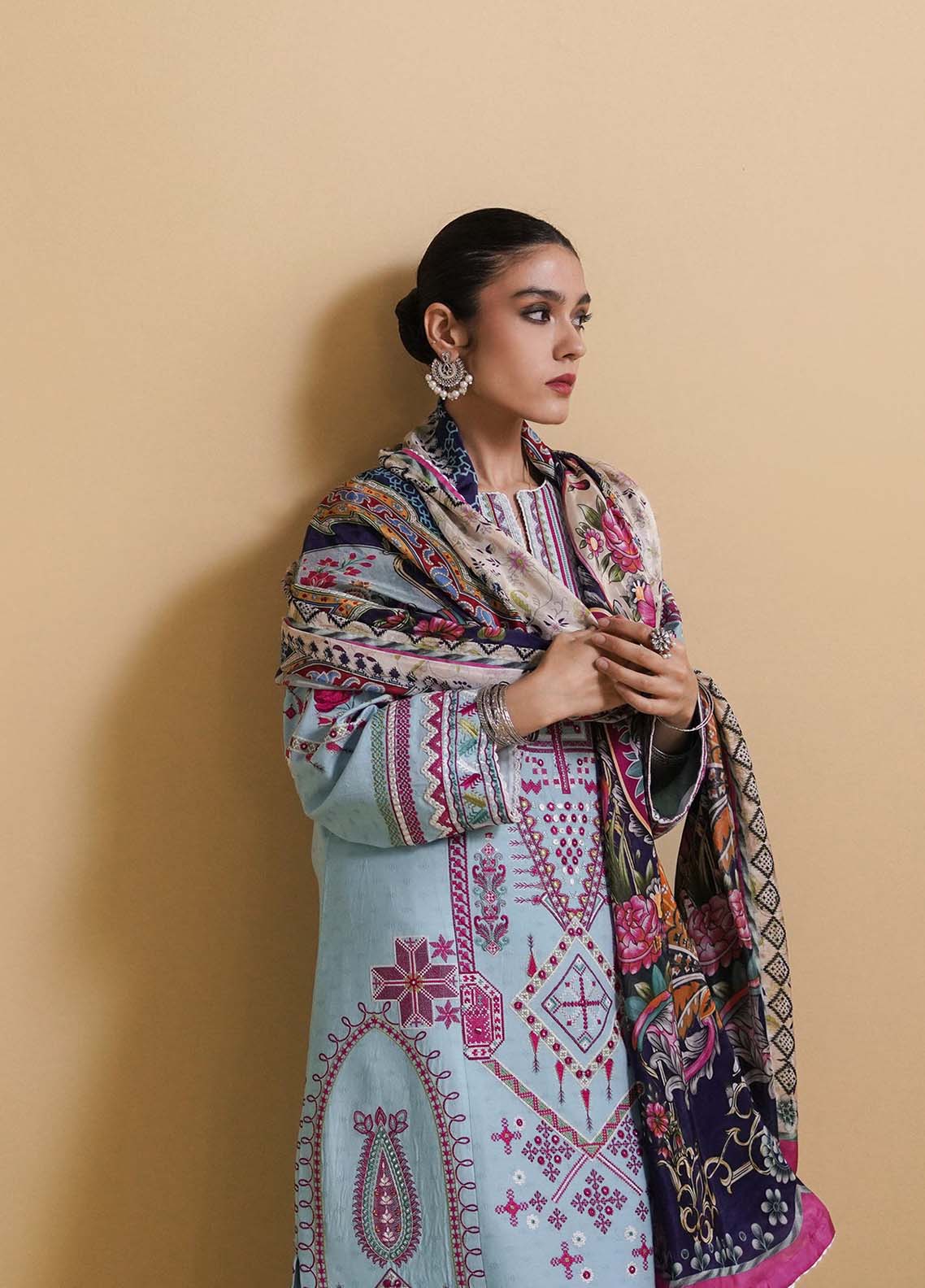 D#chandi-a Zara Shahjahan Luxury Emb Lawn Collection 322