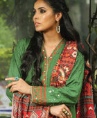 D#WEC-SA-0135 LSM Lakhany Emb Winter Collection 1022 Green