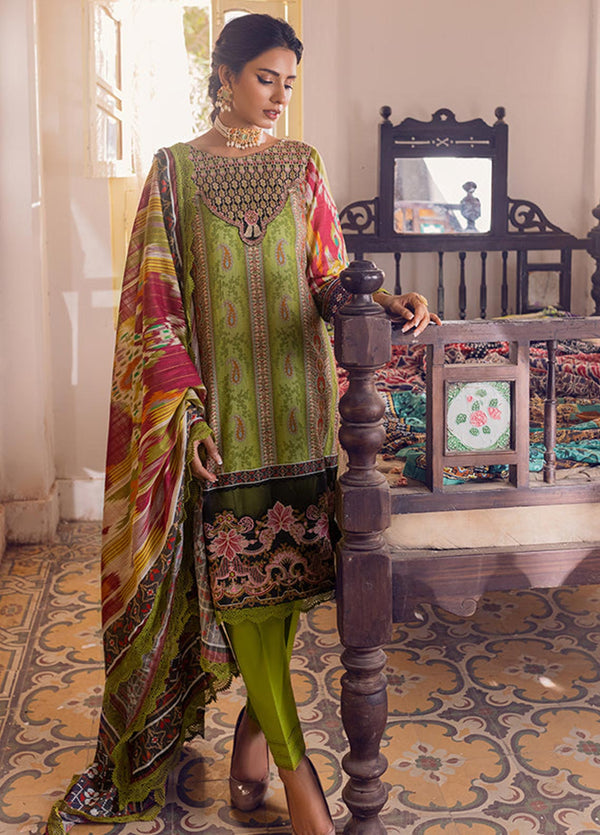 D#08 Alzohaib Coco Digital Emb Lawn Collection 622