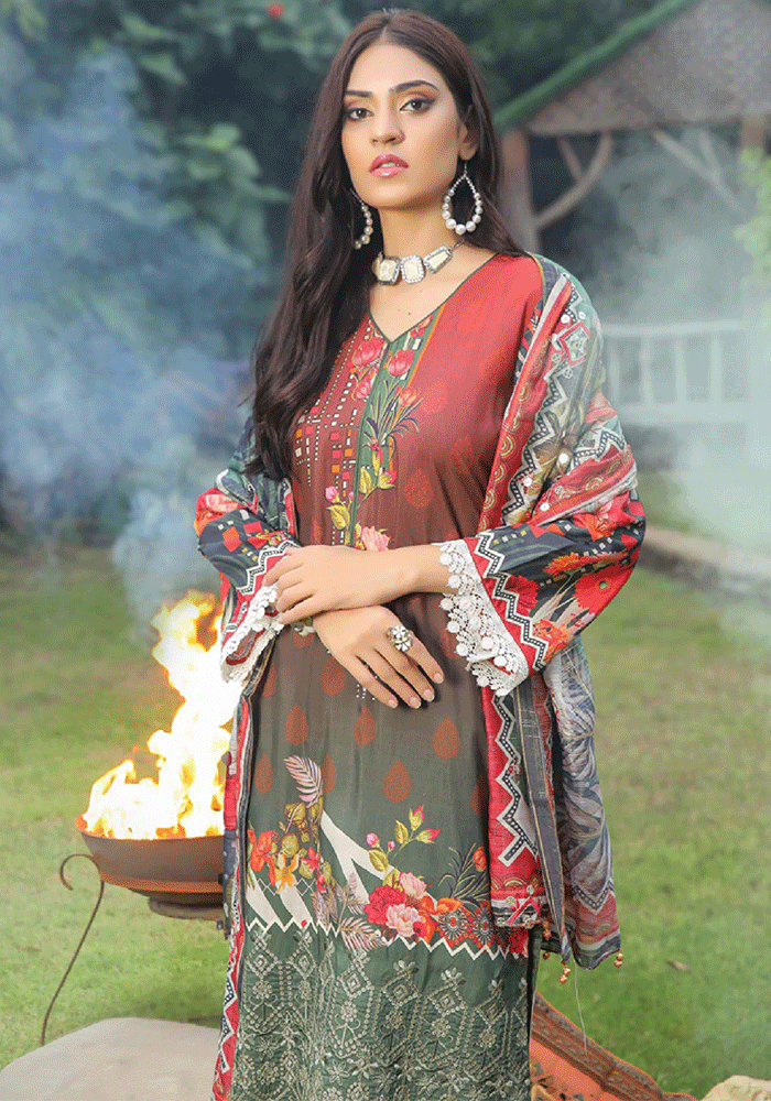 MTF Unstitched 3 Piece D#08