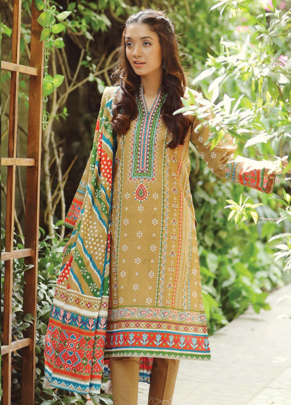 D#7428a Lsm Lakhany Komal Printed Lawn Collection 622