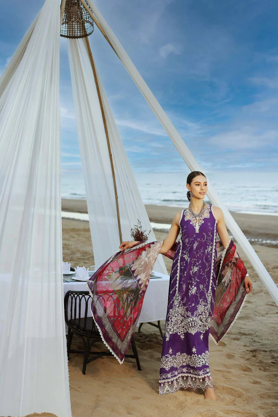 D#10A Noor By Saadia Asad Luxury Chikankari Lawn Collection 323