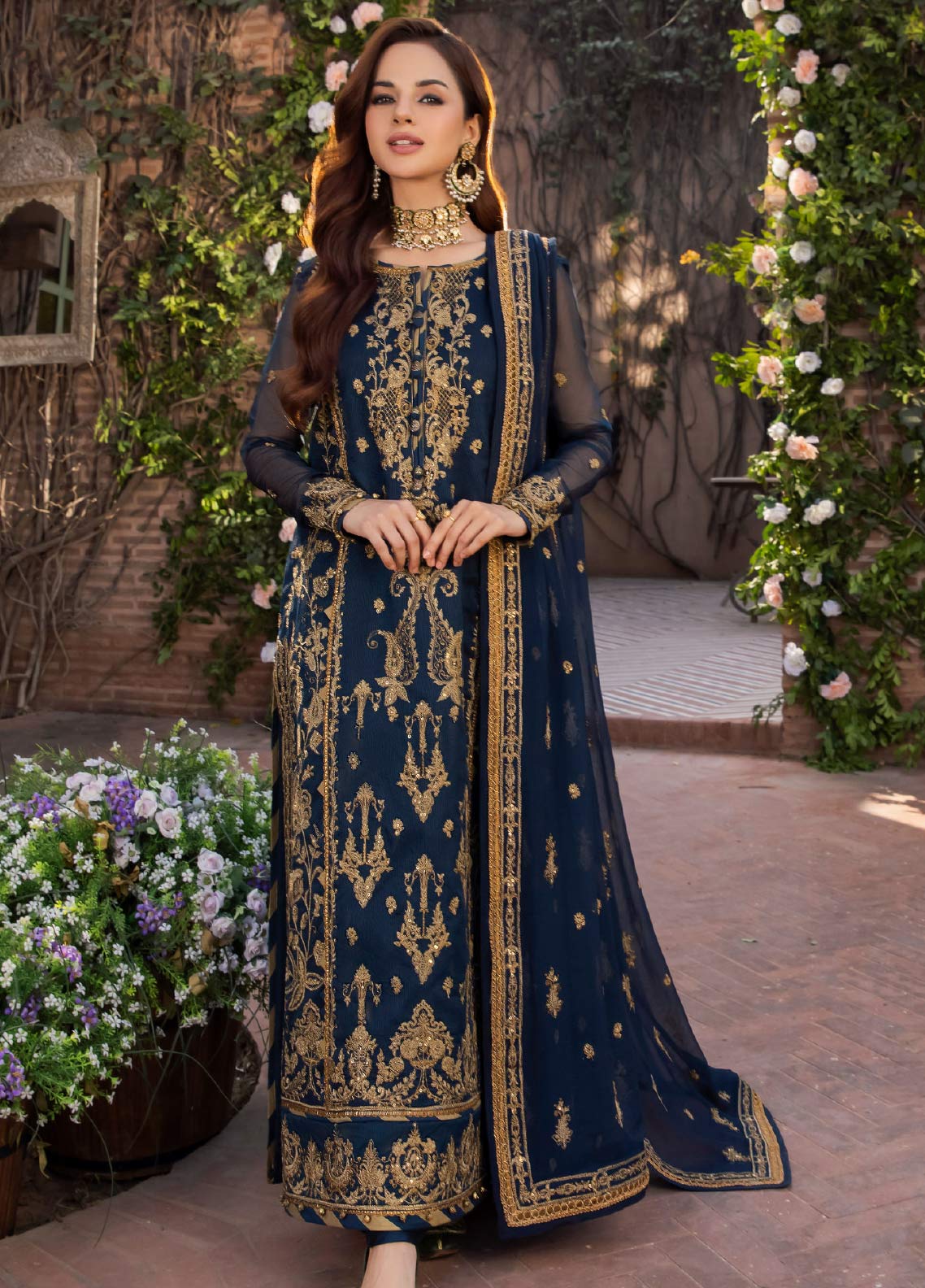 D#09 Asim Jofa Mehr O Mah Emb Festive Collection 223
