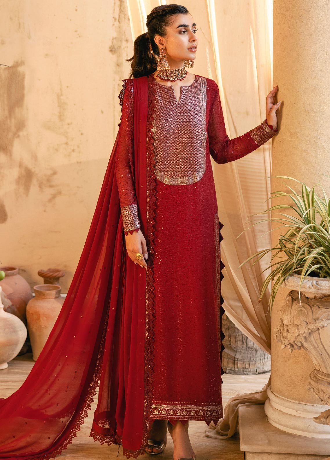 D#12 Asim Jofa Mehr O Mah Emb Festive Collection 223