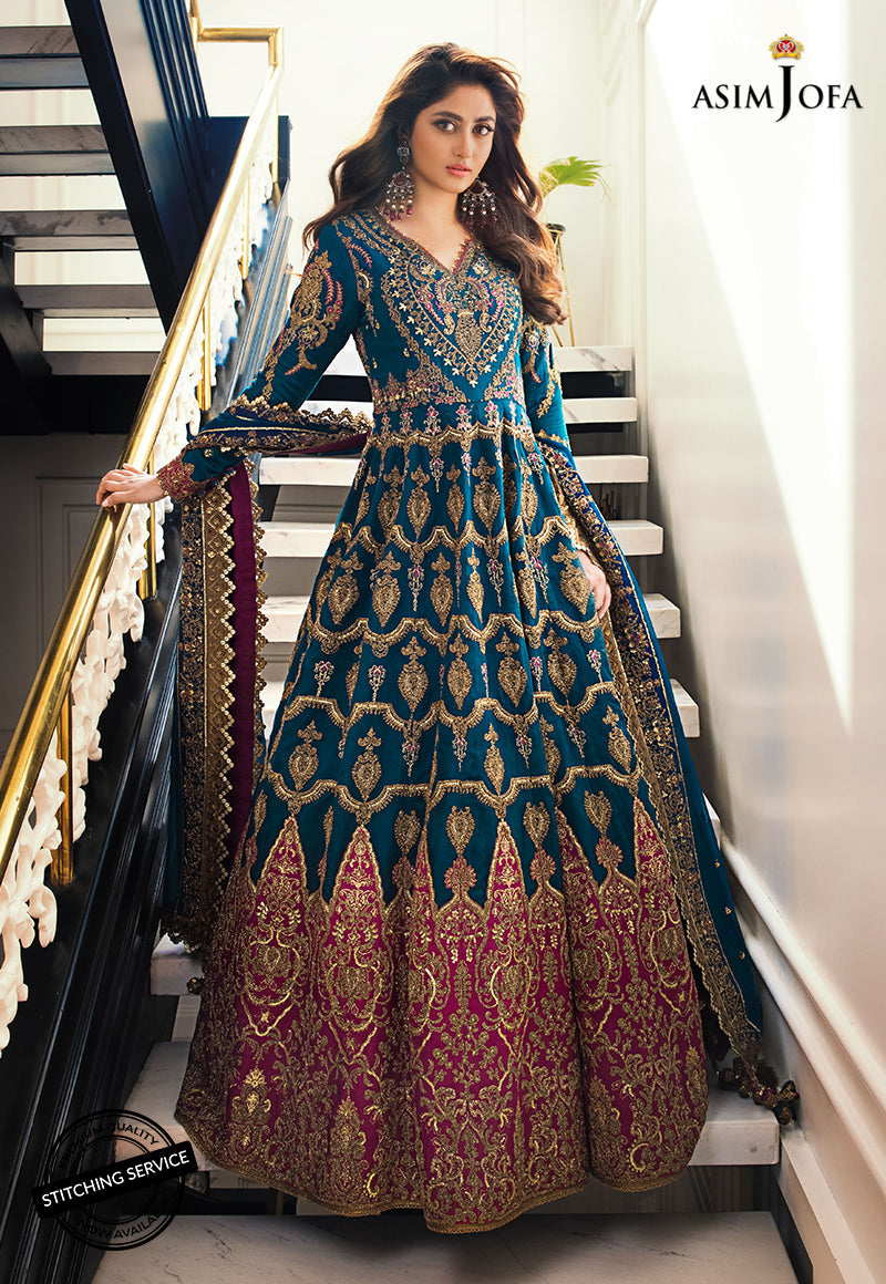 AsimJofa Unstitched 3 Piece D#01