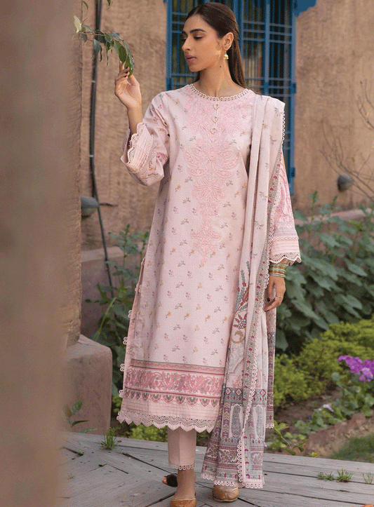 Aabyaan Embroidered Lawn Unstitched 3 Piece Suit - ABY23PL AP-06 MAAYA