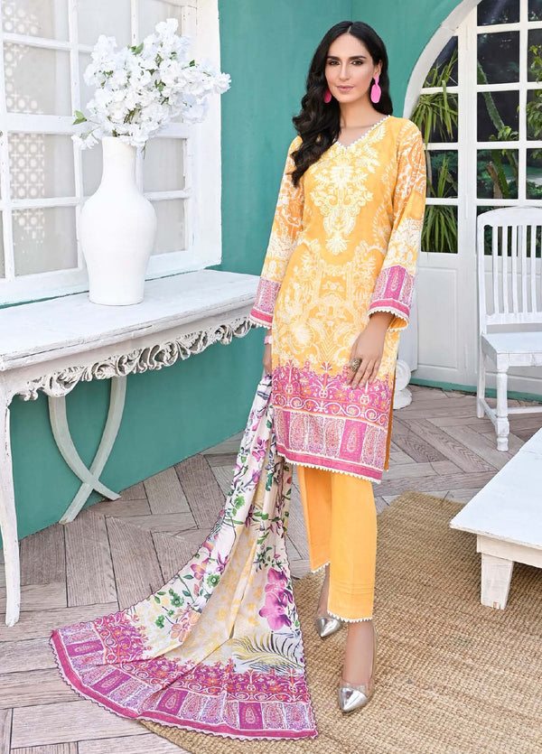 D#01 Zesh Roomy Emb Lawn Collection 123