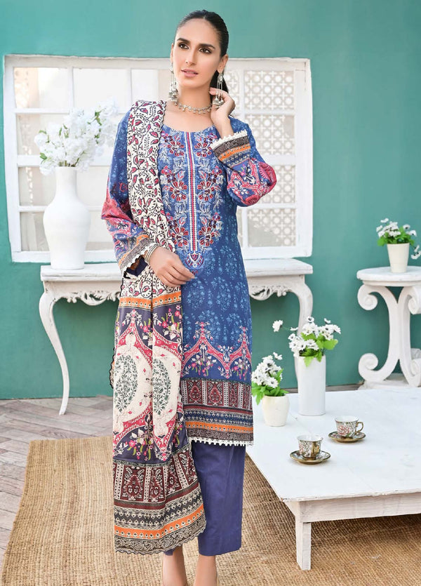D#09 Zesh Roomy Emb Lawn Collection 123