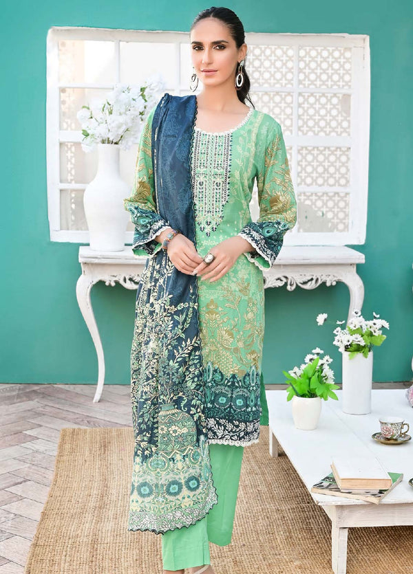 D#10 Zesh Roomy Emb Lawn Collection 123