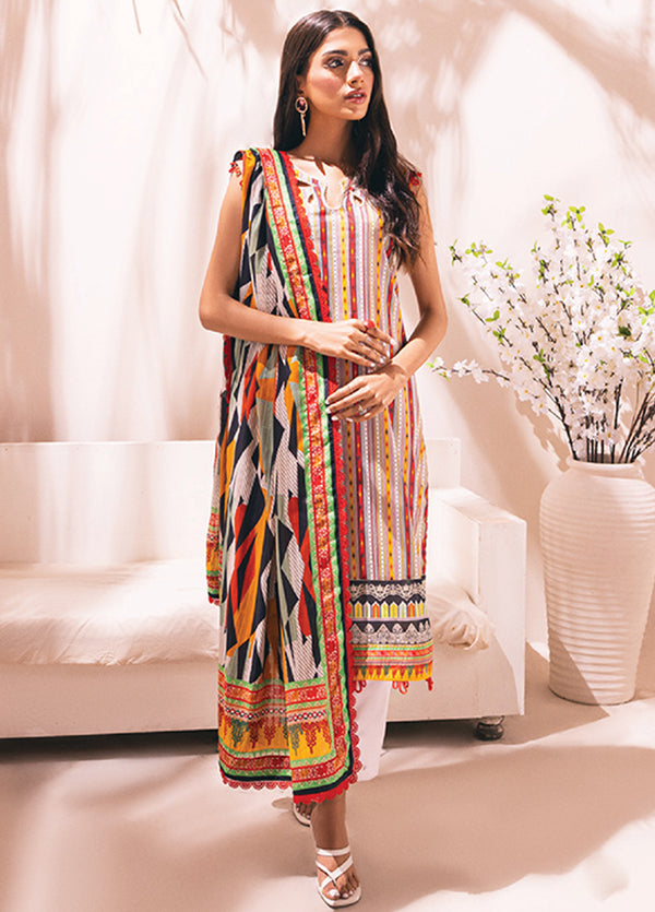 D#08 AlZohaib Colors Digital Printed Lawn Collection 323