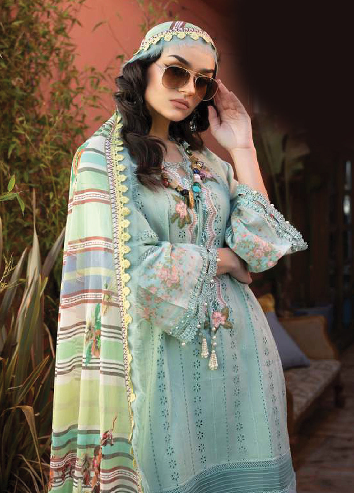 D#12A Sobia Nazir Vital Emb Lawn Collection 223
