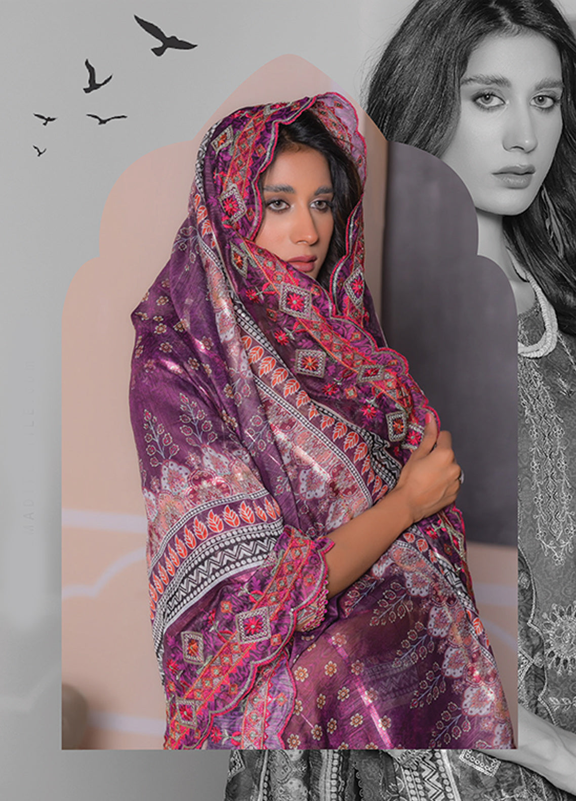 D#05 MTF Gardenia Digital Emb Lawn Collection 223