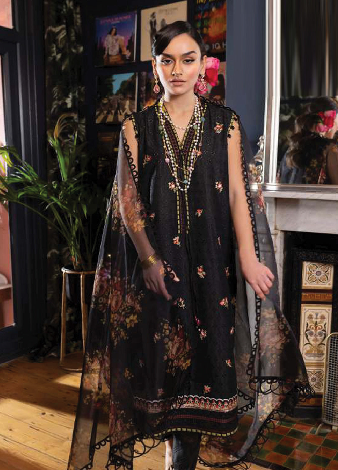 D#11A Sobia Nazir Vital Emb Lawn Collection 223