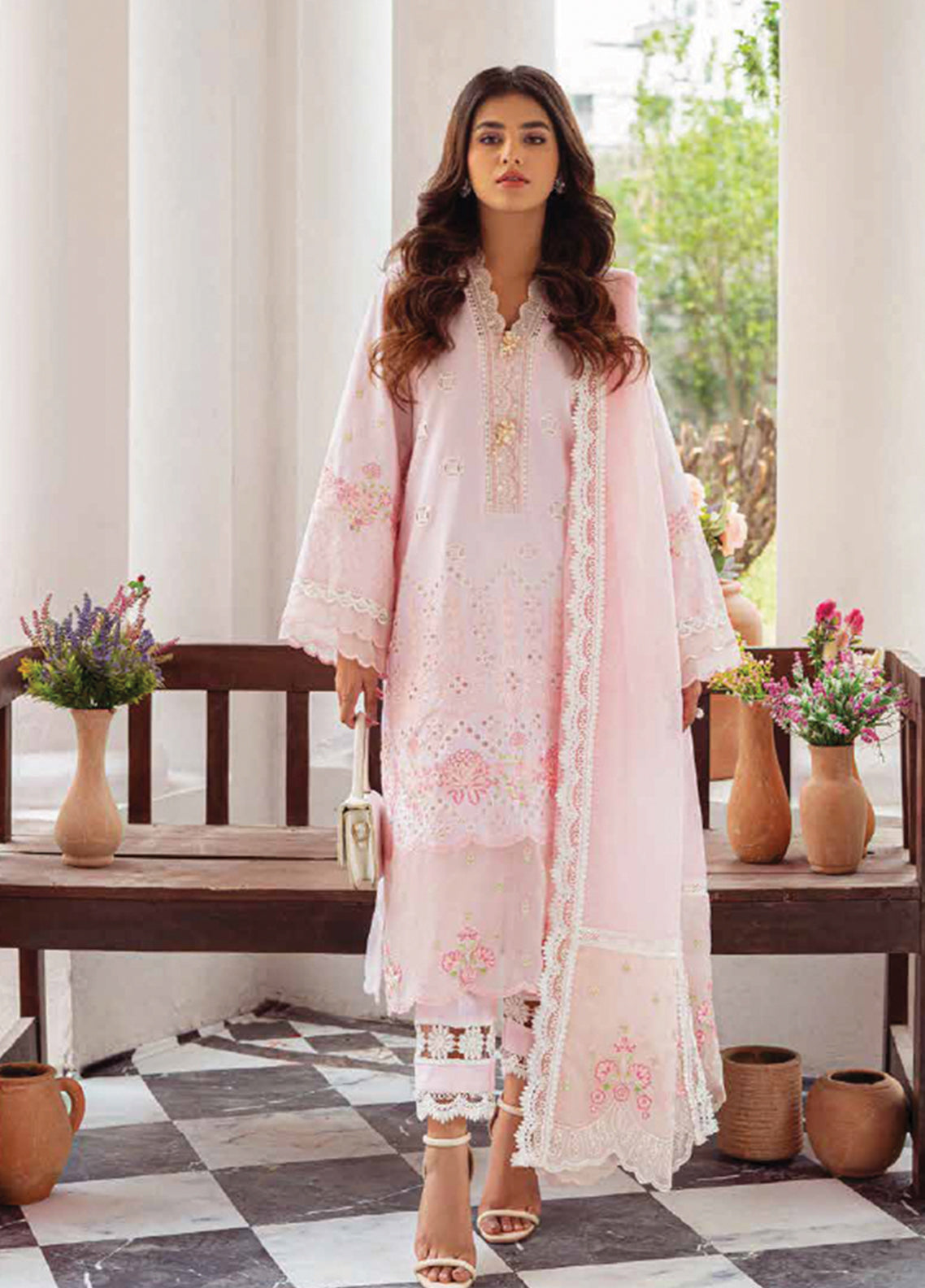 D#12A Zarqash Tresor Luxe Emb Lawn Collection 323