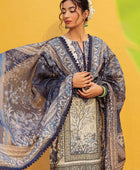 D#3B Zarqash Tresor Luxe Emb Lawn Collection 323