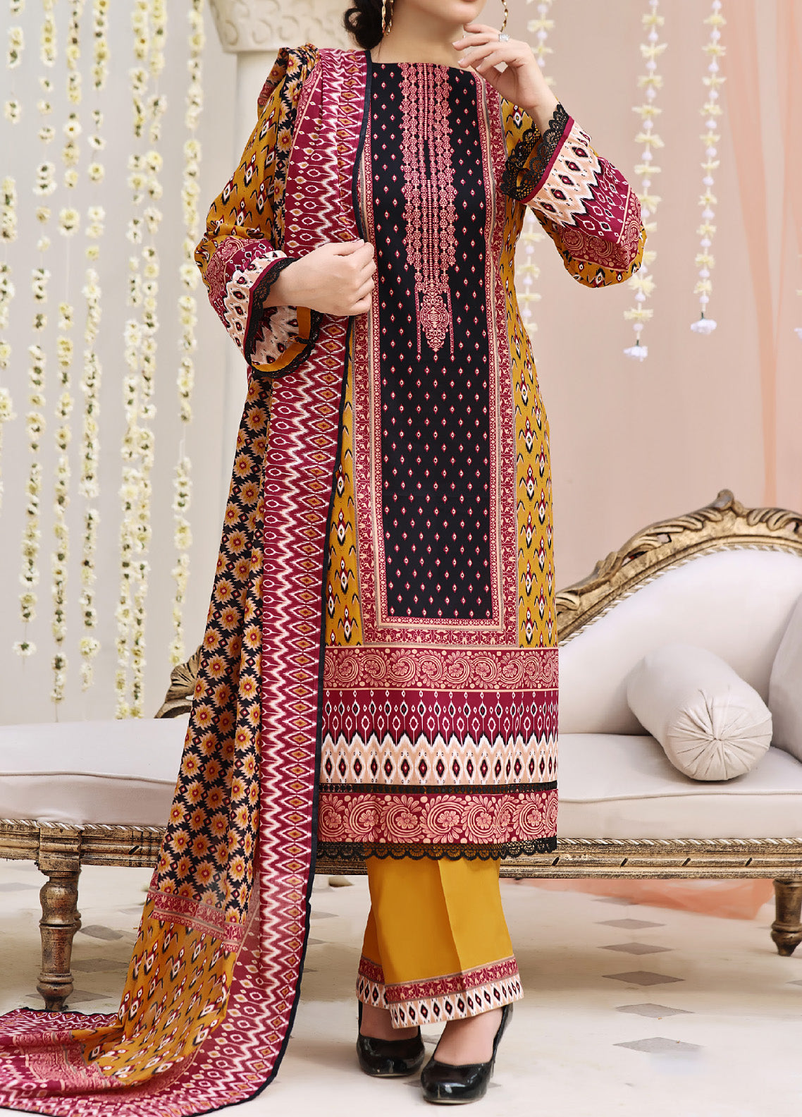 Ayesha Alishba by VS Textile Printed Lawn 3 Piece Unstitched Suit VS24AAPL-229