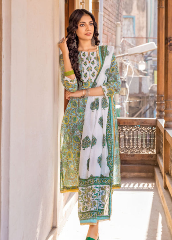 D#CL-32241A GulAhmed Vintage Garden Ethnic Printed Lawn Collection 223