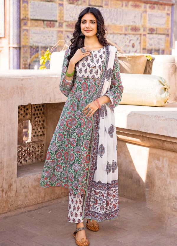 D#CL-32241B GulAhmed Vintage Garden Ethnic Printed Lawn Collection 223