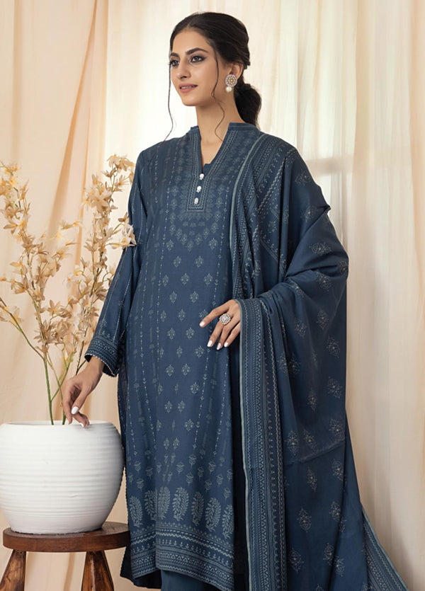 D#1006C LSM Lakhany Cashmi Vool Printed Collection 1022 V-1