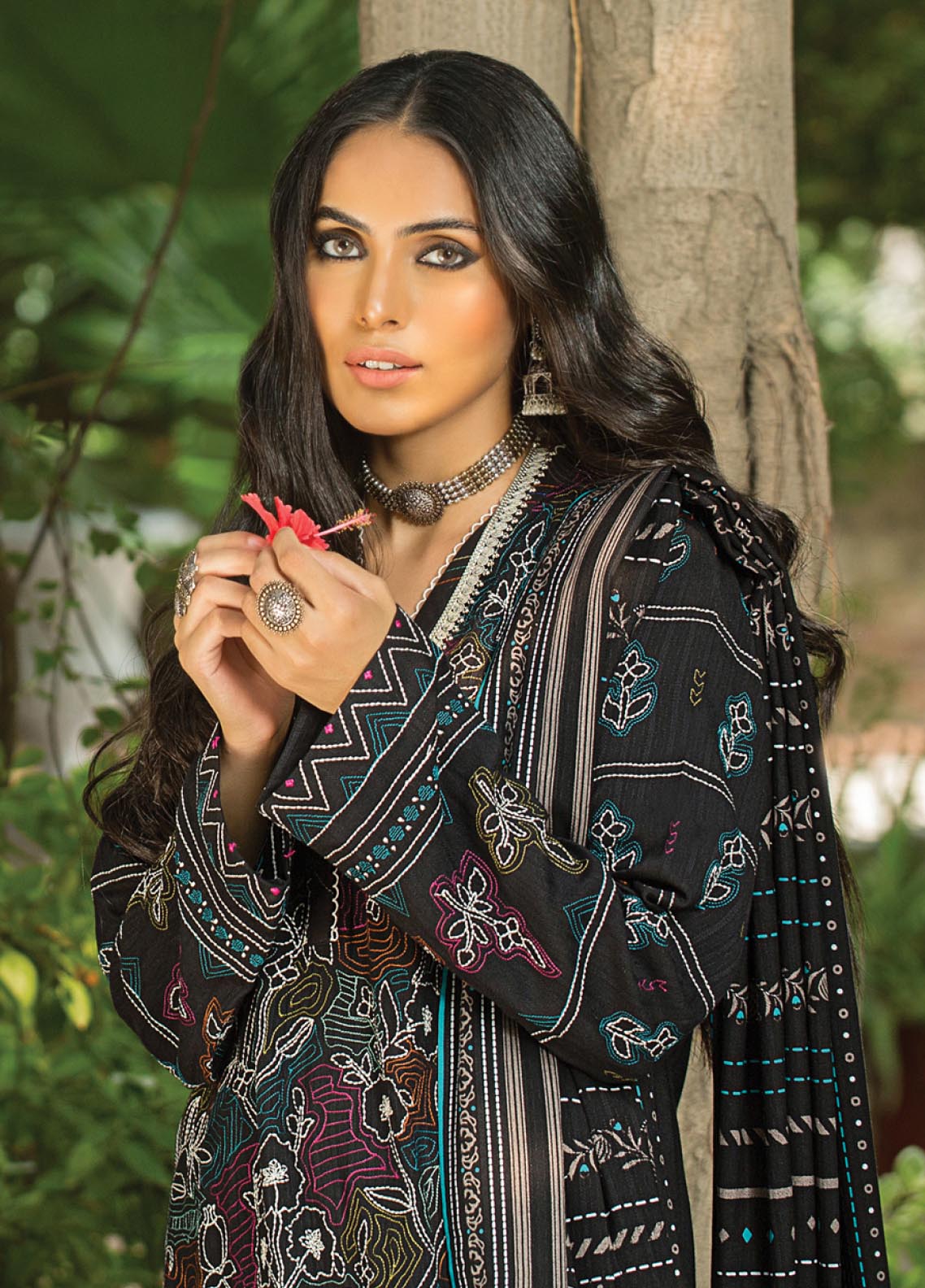 D#363 LSM Lakhany Cashmi Vool Emb Collection 1022