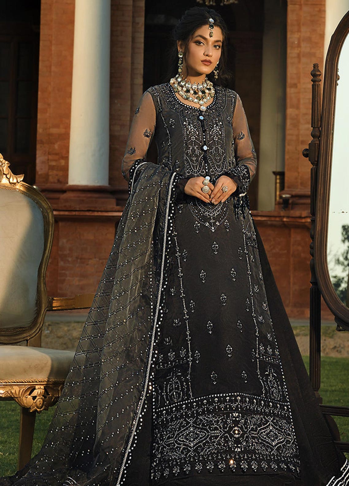 Asim Jofa Unstitched 3 Piece D#14