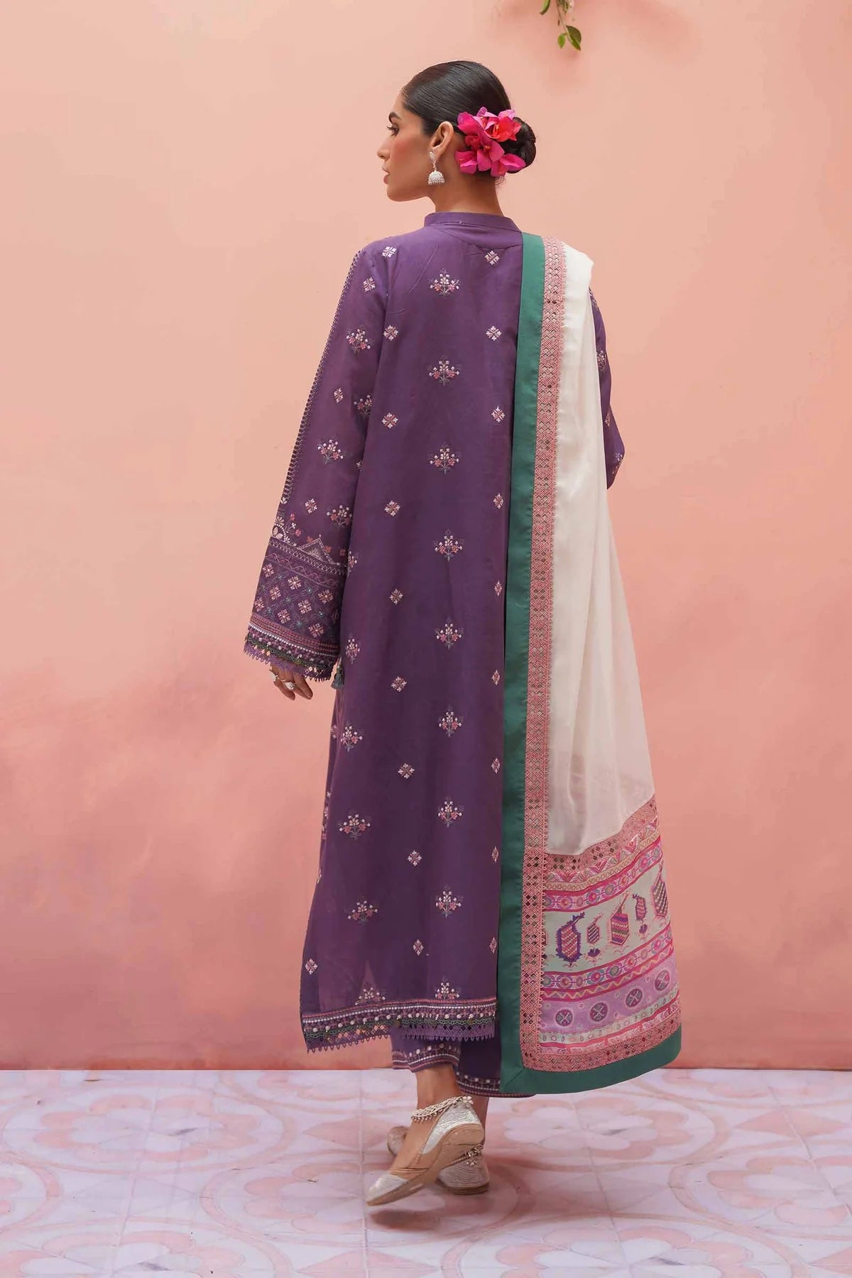 D#11B Zara Shahjahan Emb Lawn Collection 323
