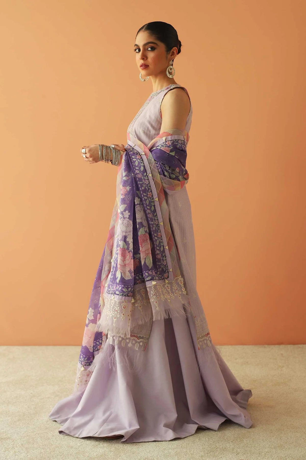 D#1B Zara Shahjahan Emb Lawn Collection 323
