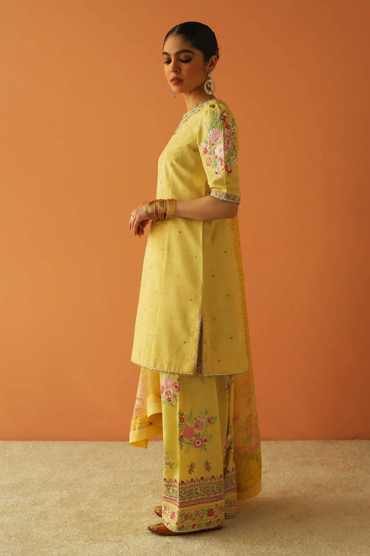 D#4B Zara Shahjahan Emb Lawn Collection 323