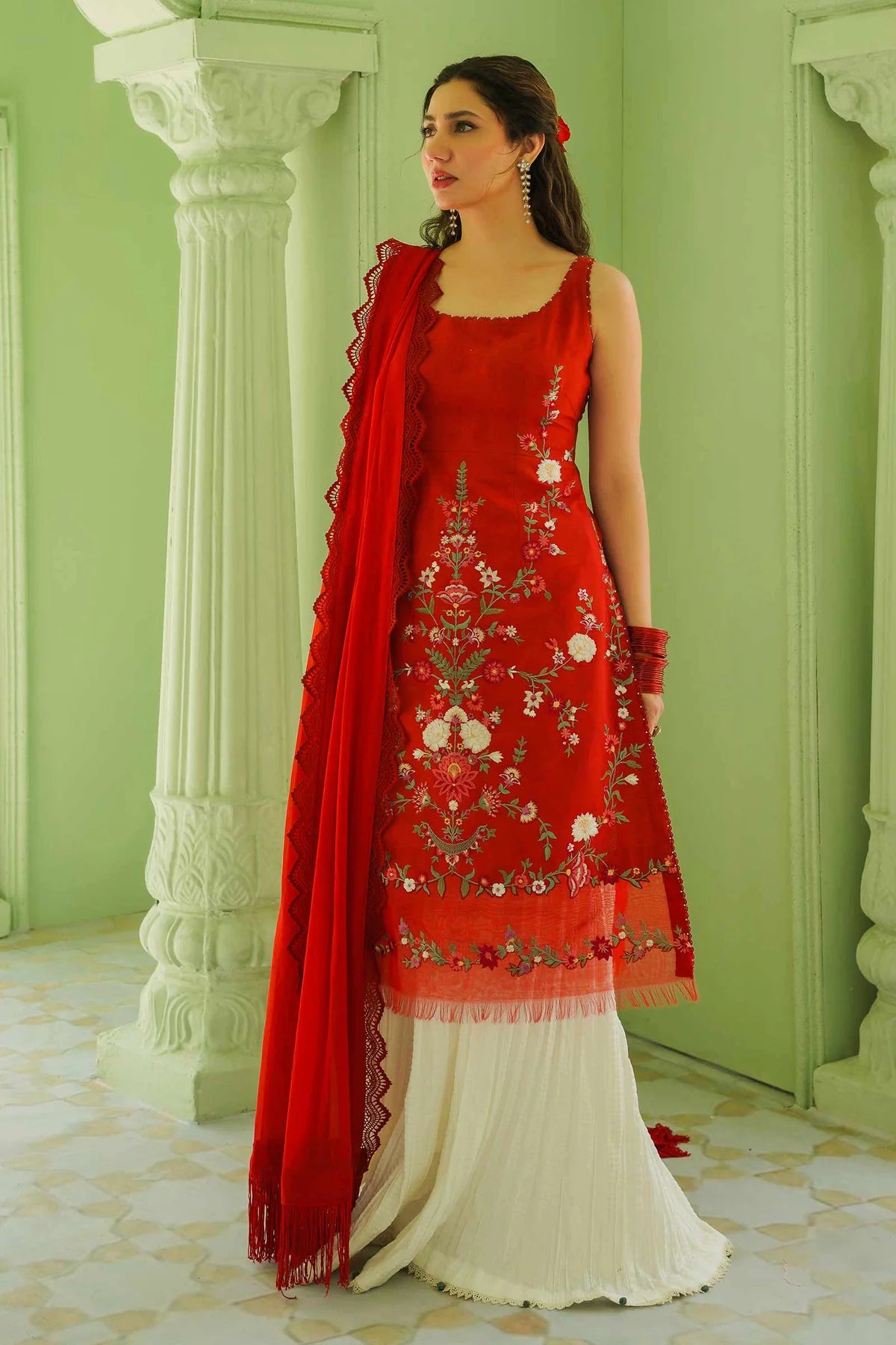 D#5A Zara Shahjahan Emb Lawn Collection 323