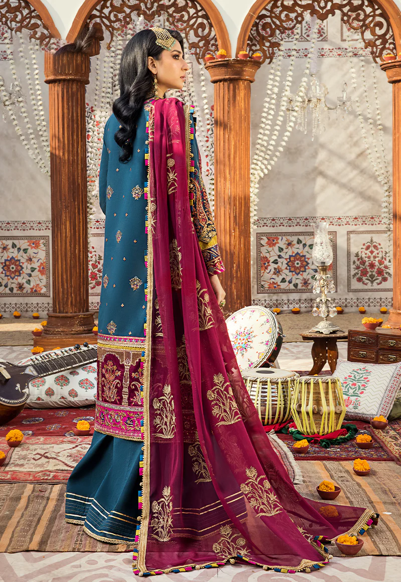 D#12 Asim Jofa Rut Rung Raqs Luxury Emb Lawn Collection 323