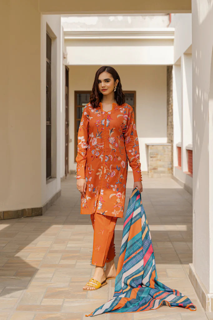 D#3A Florent Everyday Wear Printed Lawn Collection 223