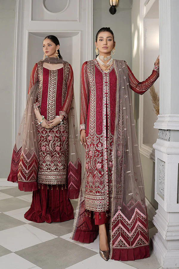D#206 Maryams Andaaz Luxury Emb Collection 323 V-2