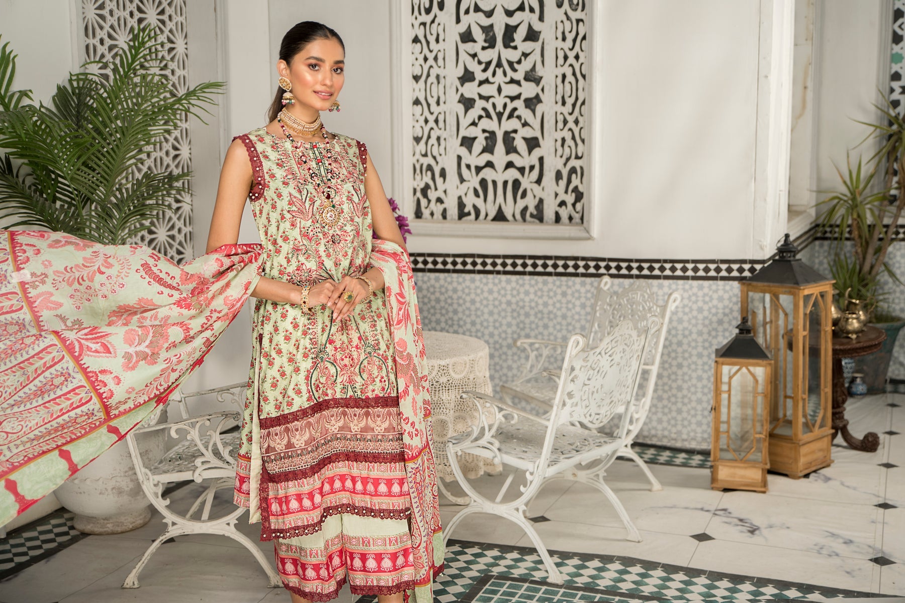Soraya Unstitched 3 Piece Hana