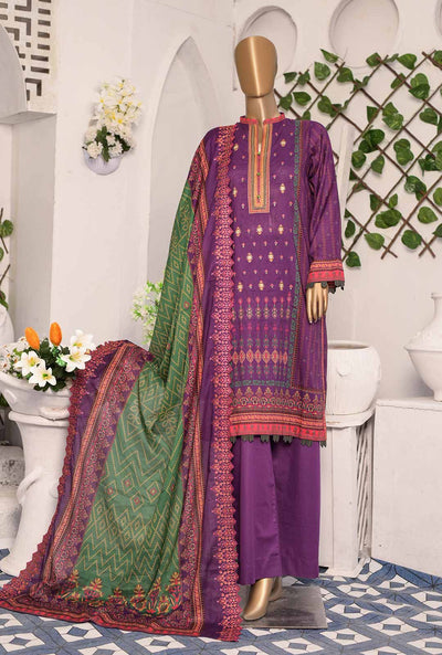 HZ Unstitched 3 Piece D#159