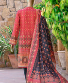 HZ Unstitched 3 Piece D#1034
