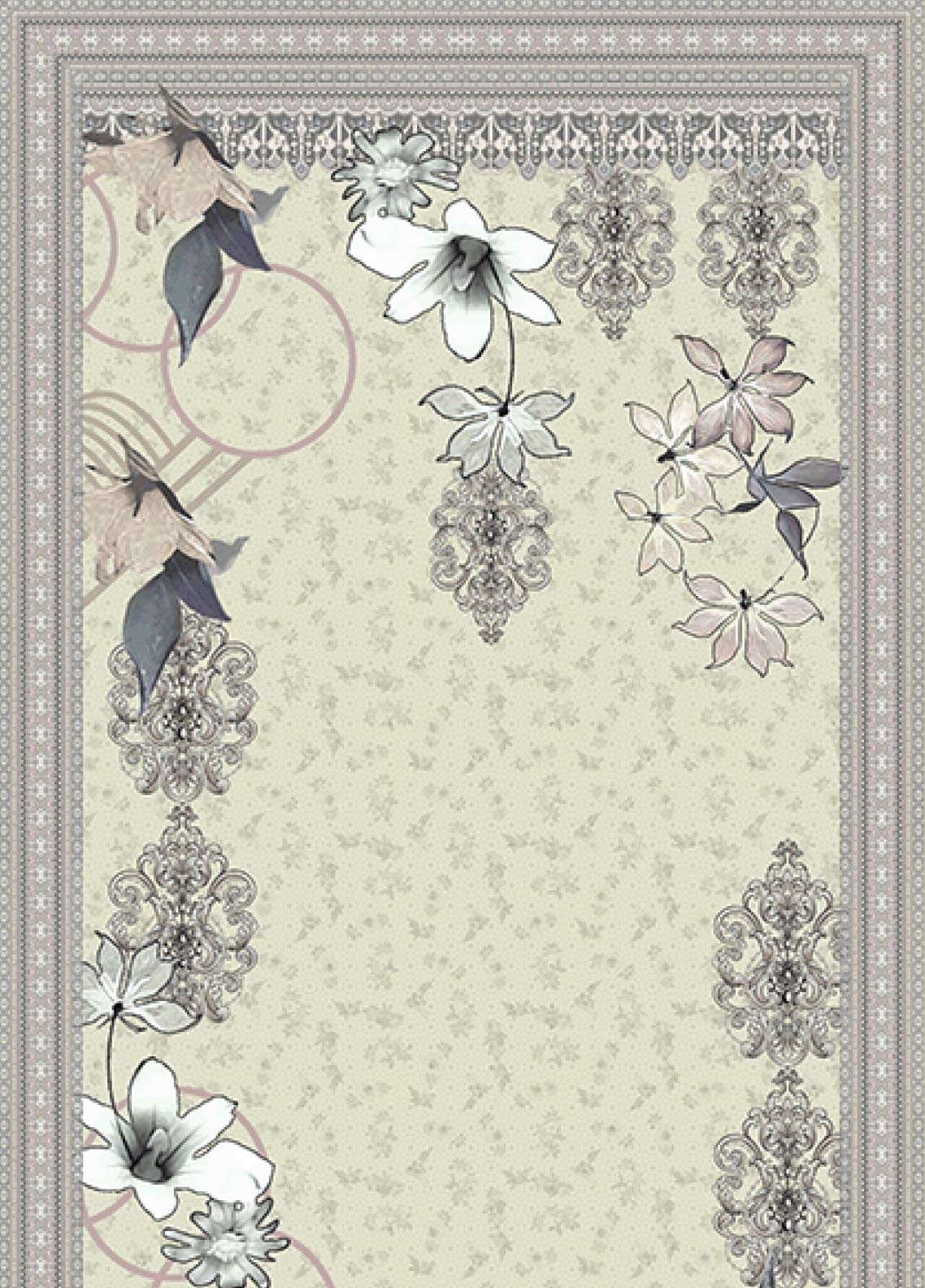 D#9614 Habib Digital Printed Swiss Mother Collection 123