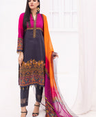 D#06 AlZohaib Colors Digital Printed Lawn 3Pc 123