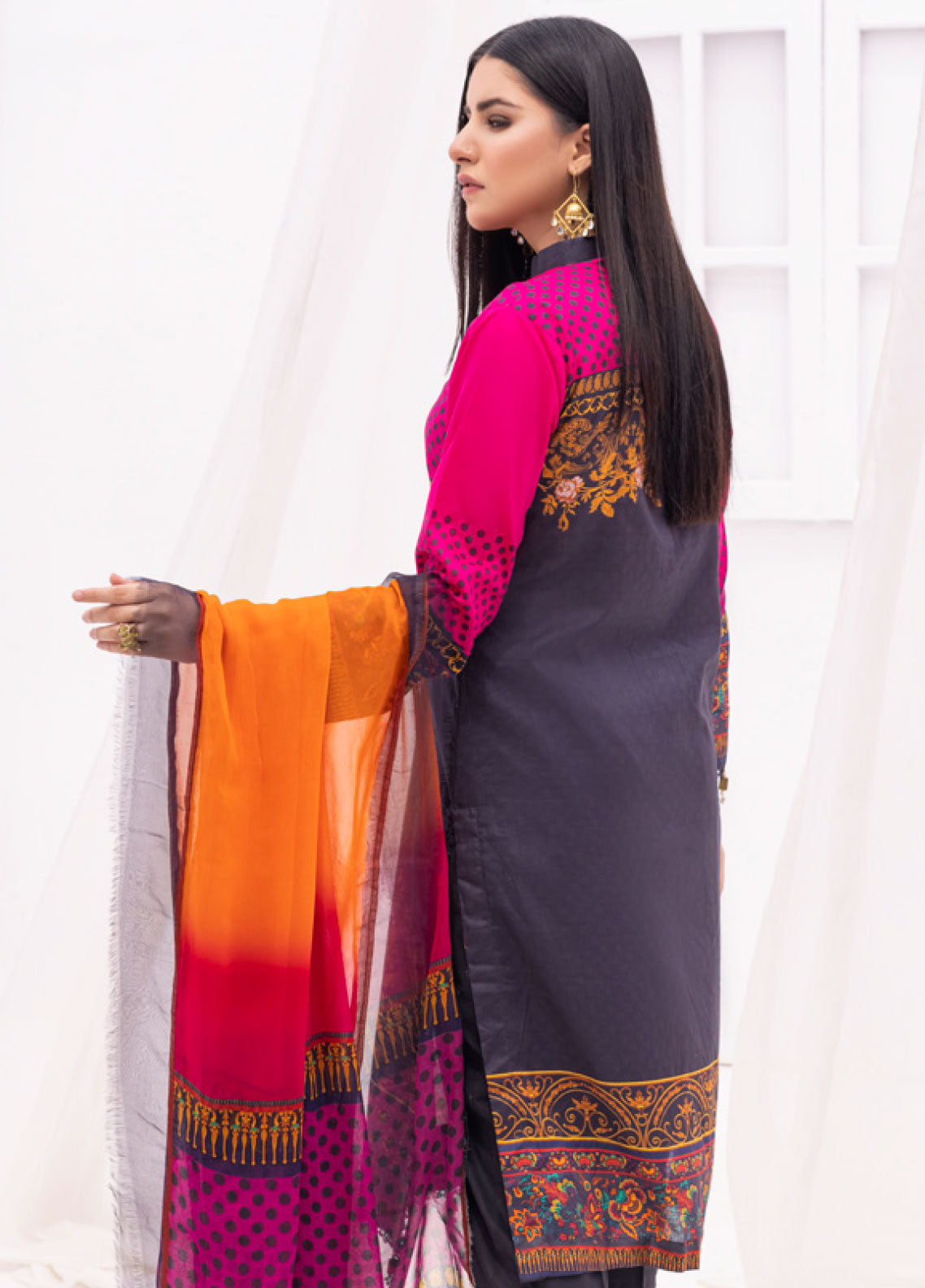D#06 AlZohaib Colors Digital Printed Lawn 3Pc 123