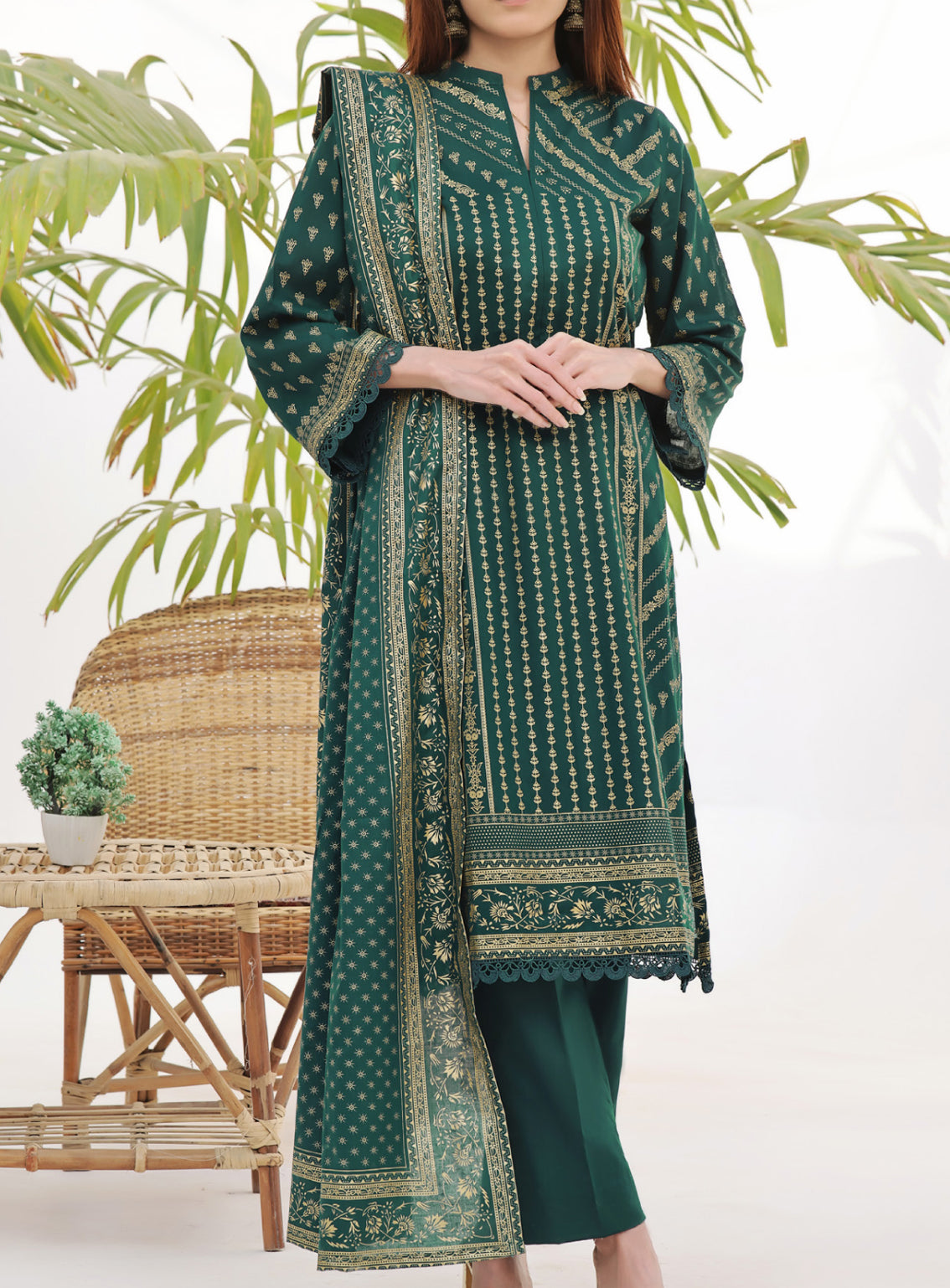 Daman By VS Textile Printed Lawn Unstitched 3 Piece Suit - VS24DPL 2907A