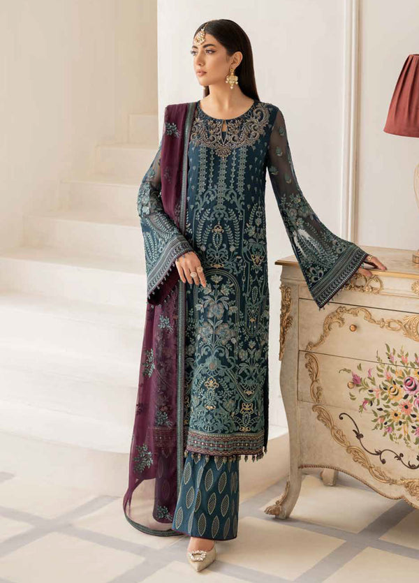 D#01 Flossie Executive Emb Chiffon Collection 123 V-06