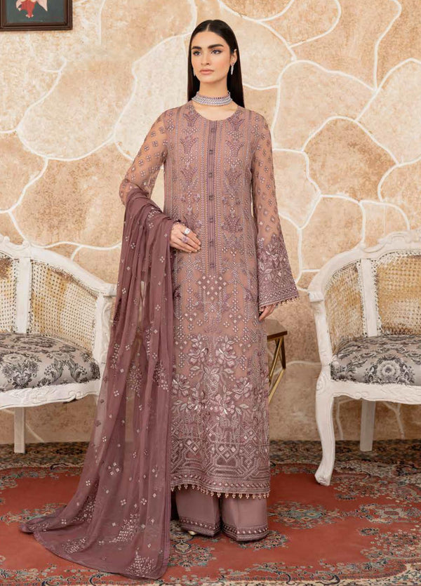 D#10 Flossie Executive Emb Chiffon Collection 123 V-06