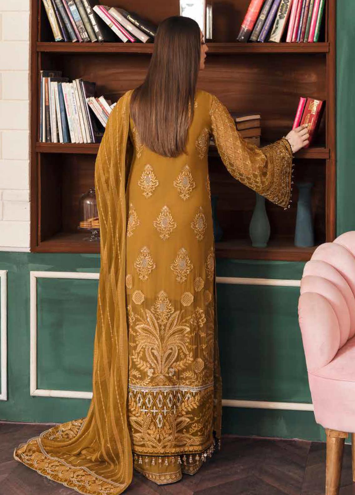 D#01 Flossie La Florencia Luxury Emb Chiffon Collection 922