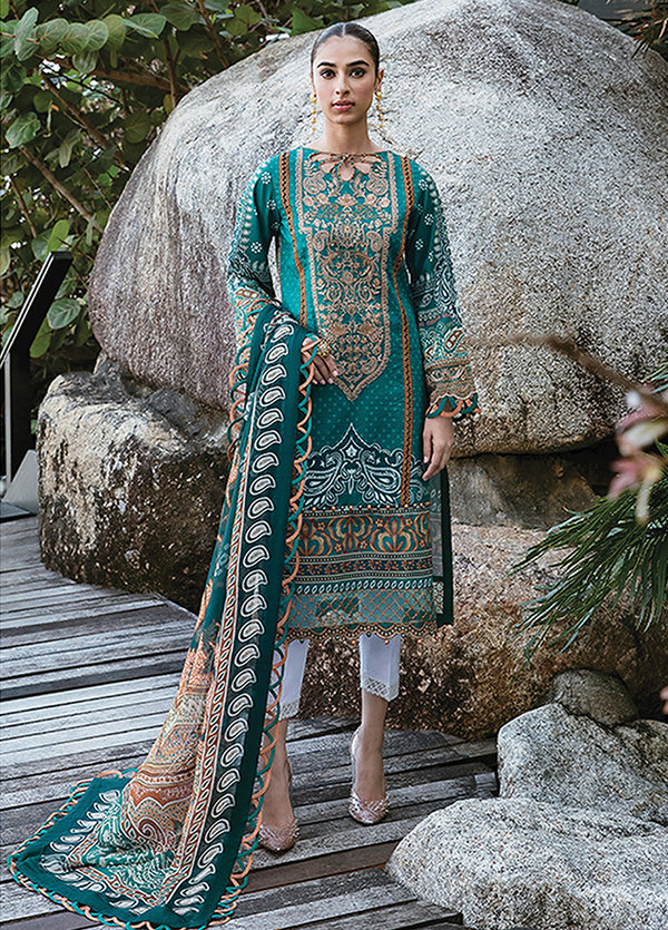 D#07 Gulaal Luxury Emb Lawn Collection 223 V-1